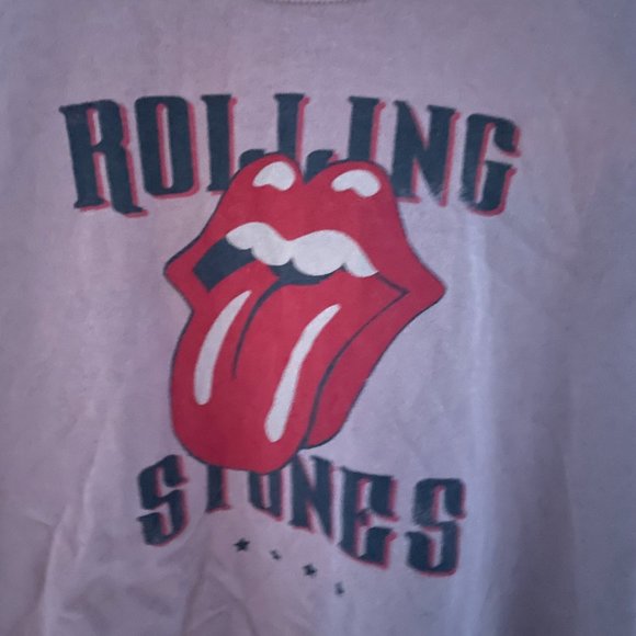 Rolling Stones Graphic Cropped Band Tee - Picture 3 of 3